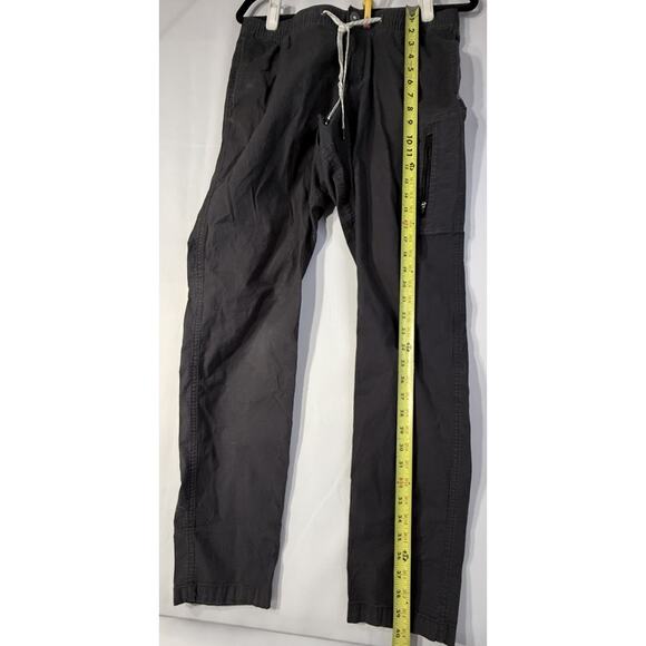 Vuori Jogger Pants Mens M Gray Elastic Waist Drawstring Athleisure Stretch - Picture 2 of 9